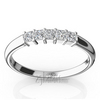 Traditional 5 Stone Women Anniversary Band (1/4 ct. tw.)