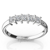 Traditional 5 Stone Women Anniversary Band (1/2 ct. tw.)