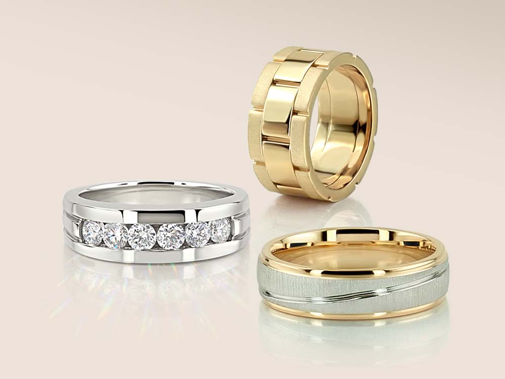 men wedding rings