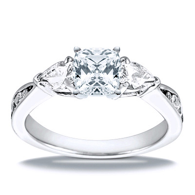 Multi-shape Diamond Engagement Ring (0.80 t.c.w.) - view 22