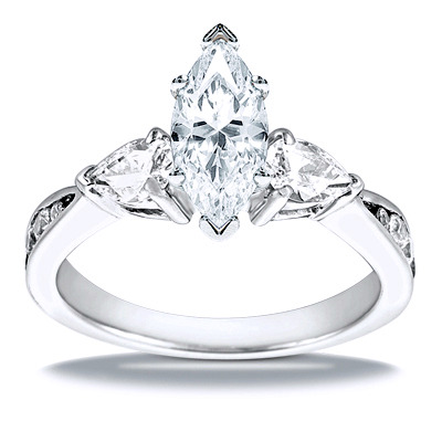 Multi-shape Diamond Engagement Ring (0.80 t.c.w.) - view 19