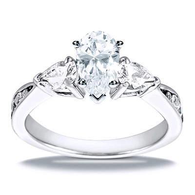 Multi-shape Diamond Engagement Ring (0.80 t.c.w.) - view 17