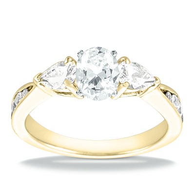 Multi-shape Diamond Engagement Ring (0.80 t.c.w.) - view 7