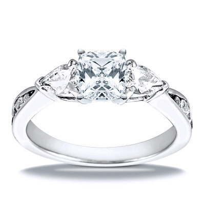 Pear Shaped Diamond Engagement Ring (0.51 t.c.w.) - view 11 of 24