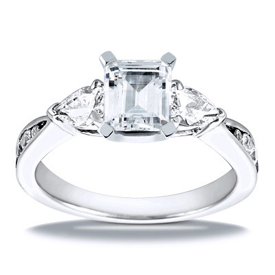 Pear Shaped Diamond Engagement Ring (0.51 t.c.w.) - view 10 of 24