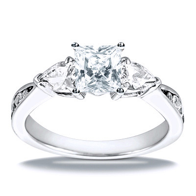 Pear Shaped Diamond Engagement Ring (0.51 t.c.w.) - view 5 of 24