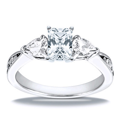 Pear Shaped Diamond Engagement Ring (0.51 t.c.w.) - view 4 of 24