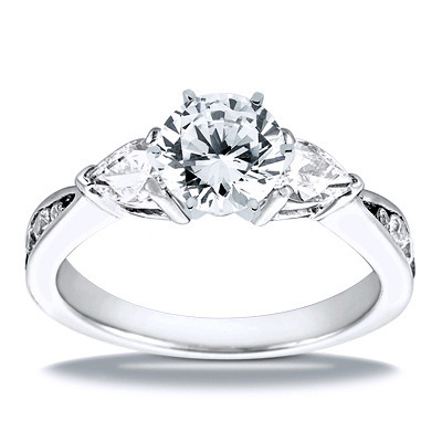 Pear Shaped Diamond Engagement Ring (0.51 t.c.w.) - view 3 of 24