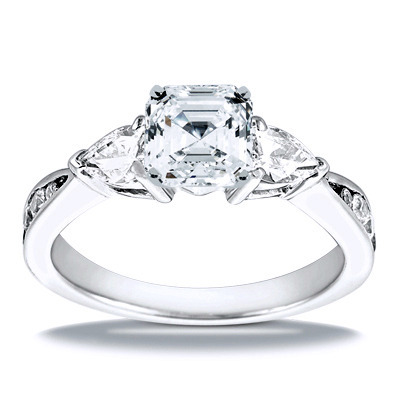 Pear Shaped Diamond Engagement Ring (0.51 t.c.w.) - view 2 of 24