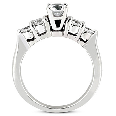 0.50 ct. Round Cut Prong Set Diamond Engagement Ring - view 2