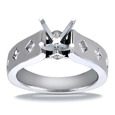 Princess Cut Cathedral Style Diamond Engagement Ring (0.23 ct. t.w.) - view 26 of 26