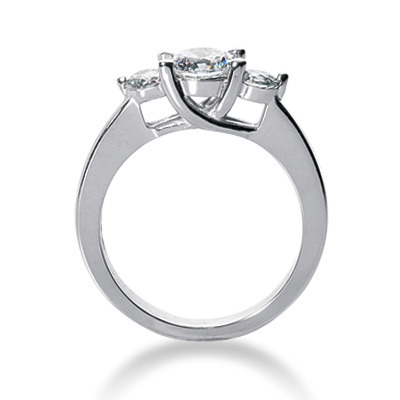 Trellis Three Stone Diamond Engagement Ring (0.40 ct.tw.) - view 2 of 3