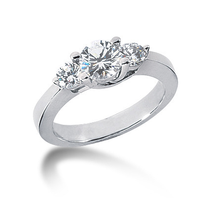 Trellis Three Stone Diamond Engagement Ring (0.40 ct.tw.) - view 3 of 3