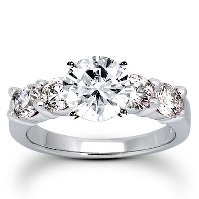 Round Cut Prong Set Diamond Bridal Ring (1.20 ct.tw.)