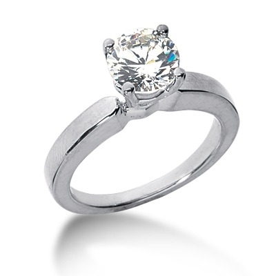 Prong Set Solitaire Diamond Engagement Ring - view 12