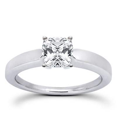 Prong Set Solitaire Diamond Engagement Ring - view 11