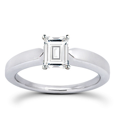 Prong Set Solitaire Diamond Engagement Ring - view 10