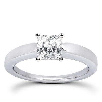 Prong Set Solitaire Diamond Engagement Ring - view 5 of 25