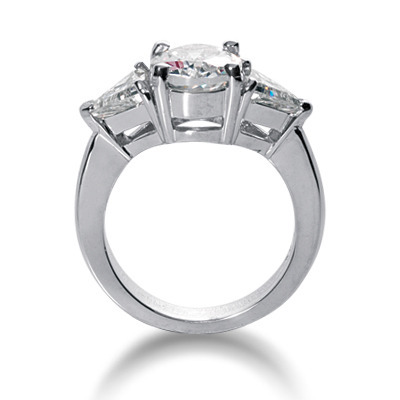 Trillion Cut Prong Set Diamond Engagement Ring (0.50 ct. t.w.) - view 2 of 3