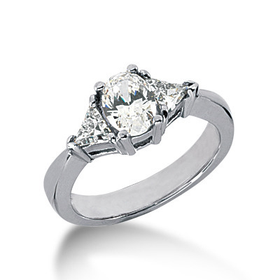 Trillion Cut Prong Set Diamond Engagement Ring (0.50 ct. t.w.) - view 3 of 3