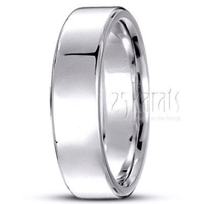 Soft-Edge Flat Comfort Fit Wedding Band - view 7 of 14