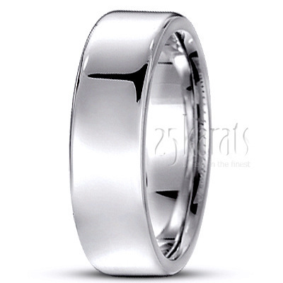 Soft-Edge Flat Comfort Fit Wedding Band - view 9 of 14