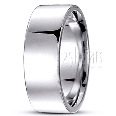 Soft-Edge Flat Comfort Fit Wedding Band - view 11 of 14