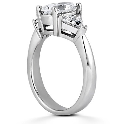 Trillion Cut Three Stone Diamond Engagement Ring(1.00 ct. t.w.) - view 3