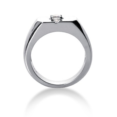 0.50 ct. Solitaire Diamond Men's Band - view 2