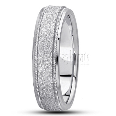 Classic Stoned Basic Designer Wedding Band  - view 3