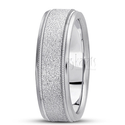 Classic Stoned Basic Designer Wedding Band  - view 4