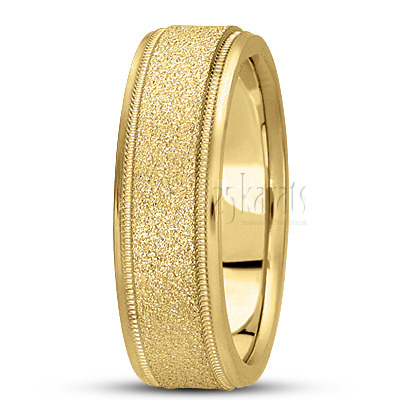 Classic Stoned Basic Designer Wedding Band  - view 5