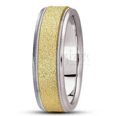 Classic Stoned Basic Designer Wedding Band  - view 6