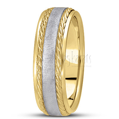 Braid Grooved Basic Designer Wedding Ring  - view 4