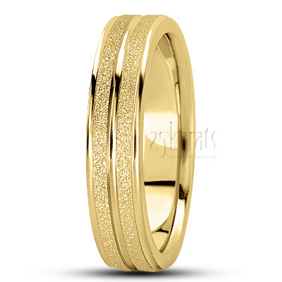 Stylish Carved Design Wedding Ring - view 2