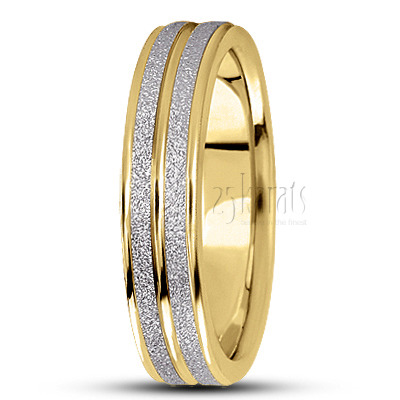 Stylish Carved Design Wedding Ring - view 4