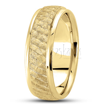 Exclusive Step Edge Fancy Design Wedding Band  - view 3