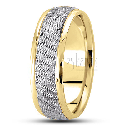 Exclusive Step Edge Fancy Design Wedding Band  - view 4