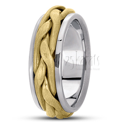 Traditional Hand Woven Wedding Ring  - view 3