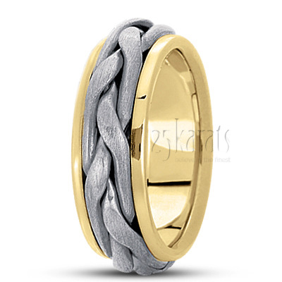 Traditional Hand Woven Wedding Ring  - view 4