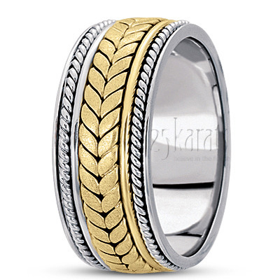 Extravagant Hand Woven Wedding Band  - view 4 of 9