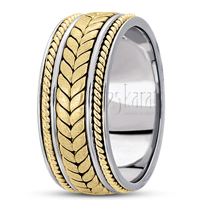 Extravagant Hand Woven Wedding Band  - view 6