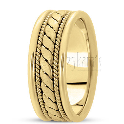 Sturdy Hand Woven Wedding Ring  - view 4 of 7