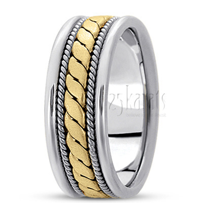 Sturdy Hand Woven Wedding Ring  - view 5 of 7