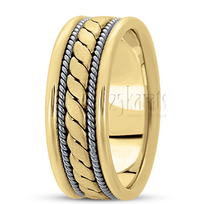 Sturdy Hand Woven Wedding Ring  - view 7 of 7