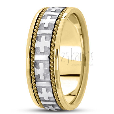 Braided Handcrafted Christian Wedding Ring  - view 5 of 9