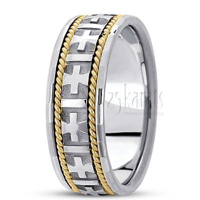 Braided Handcrafted Christian Wedding Ring  - view 6 of 9