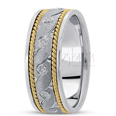 Exquisite Hand Braided Wedding Band  - view 3