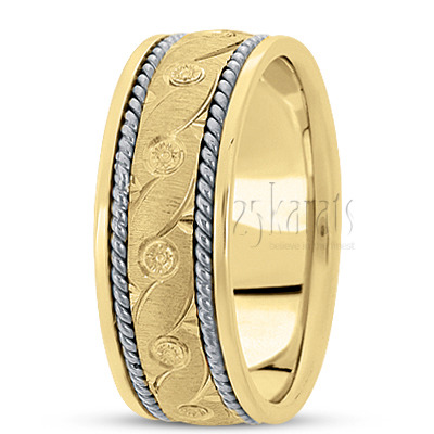 Exquisite Hand Braided Wedding Band  - view 4