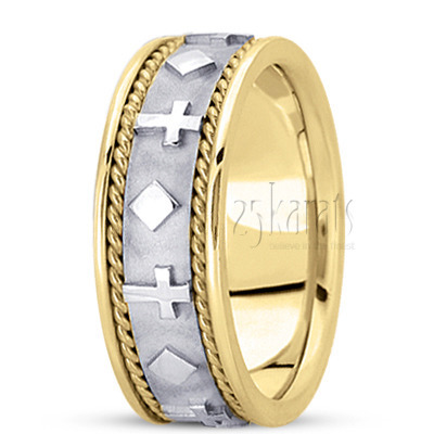 Exclusive Religious Wedding Band  - view 4 of 6